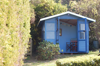 summer house in the garden